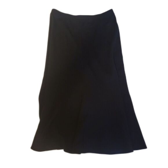 Eileen Fisher Black Flounce Skirt Size M - Picture 5 of 10